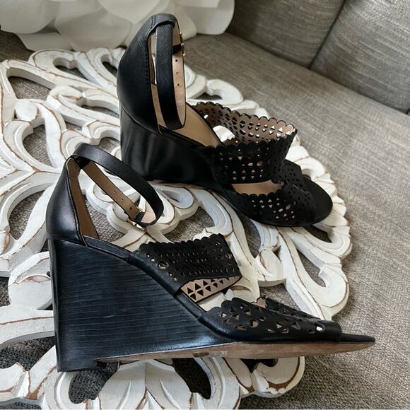 Tory Burch Wedge Heels Sandals Shoes Women’s 6 - Picture 5 of 10